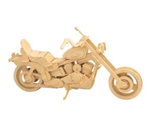 Woodcraft Wooden 3D puzzle motorcycle Harley Davidson I